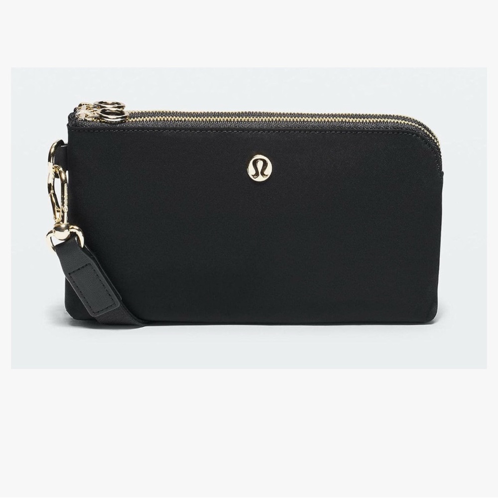 Lululemon Athletica Now and Always Black Wristlet